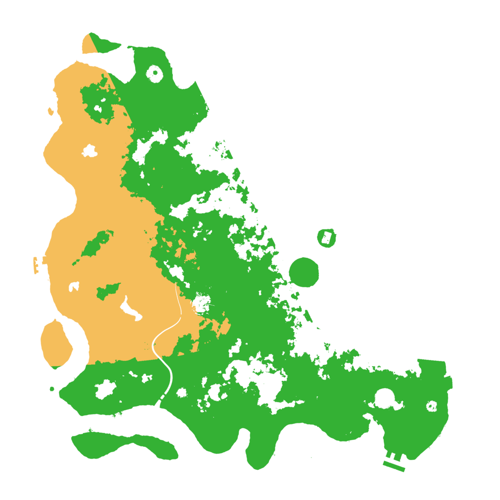 Biome Rust Map: Procedural Map, Size: 4500, Seed: 1762579629