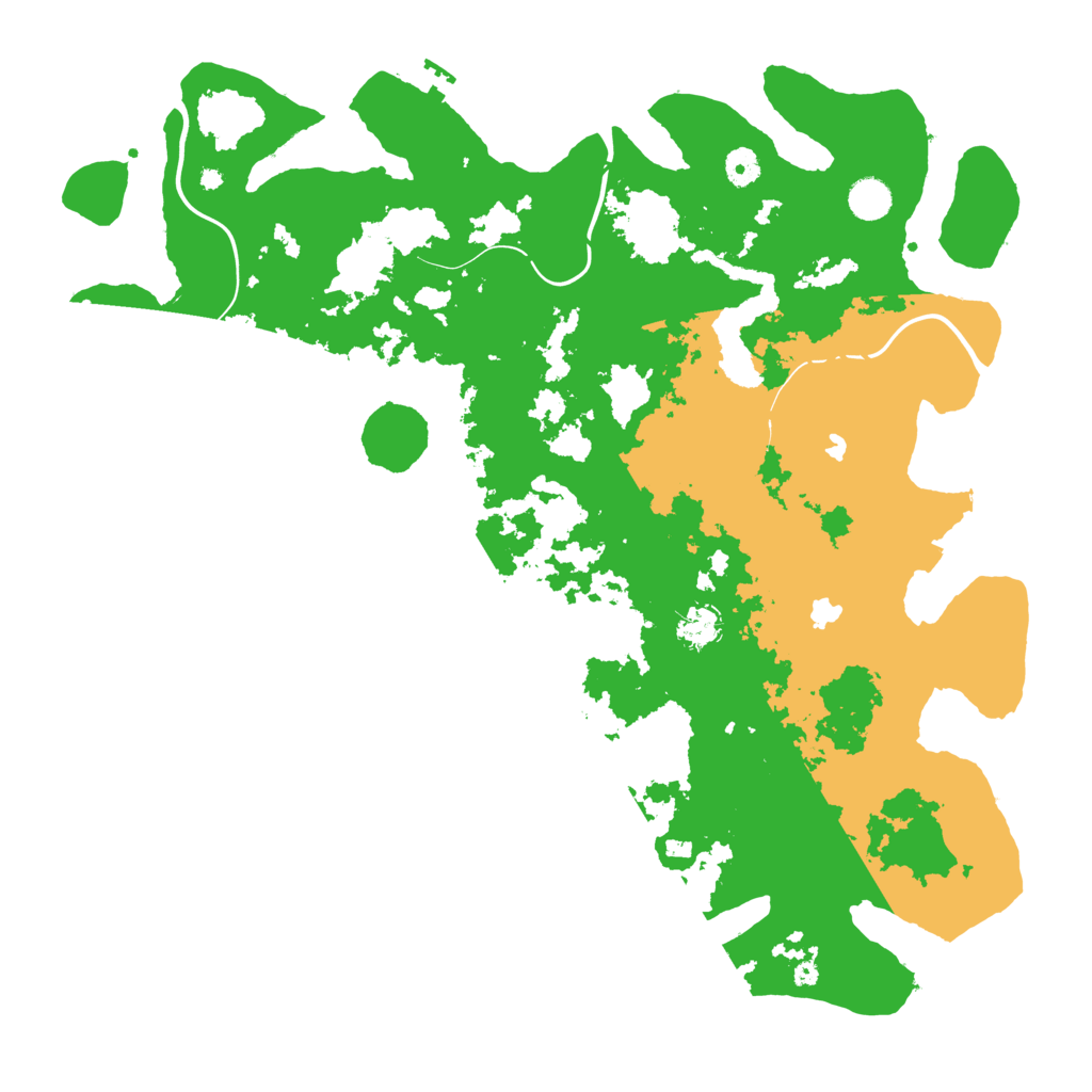 Biome Rust Map: Procedural Map, Size: 4500, Seed: 2031947583