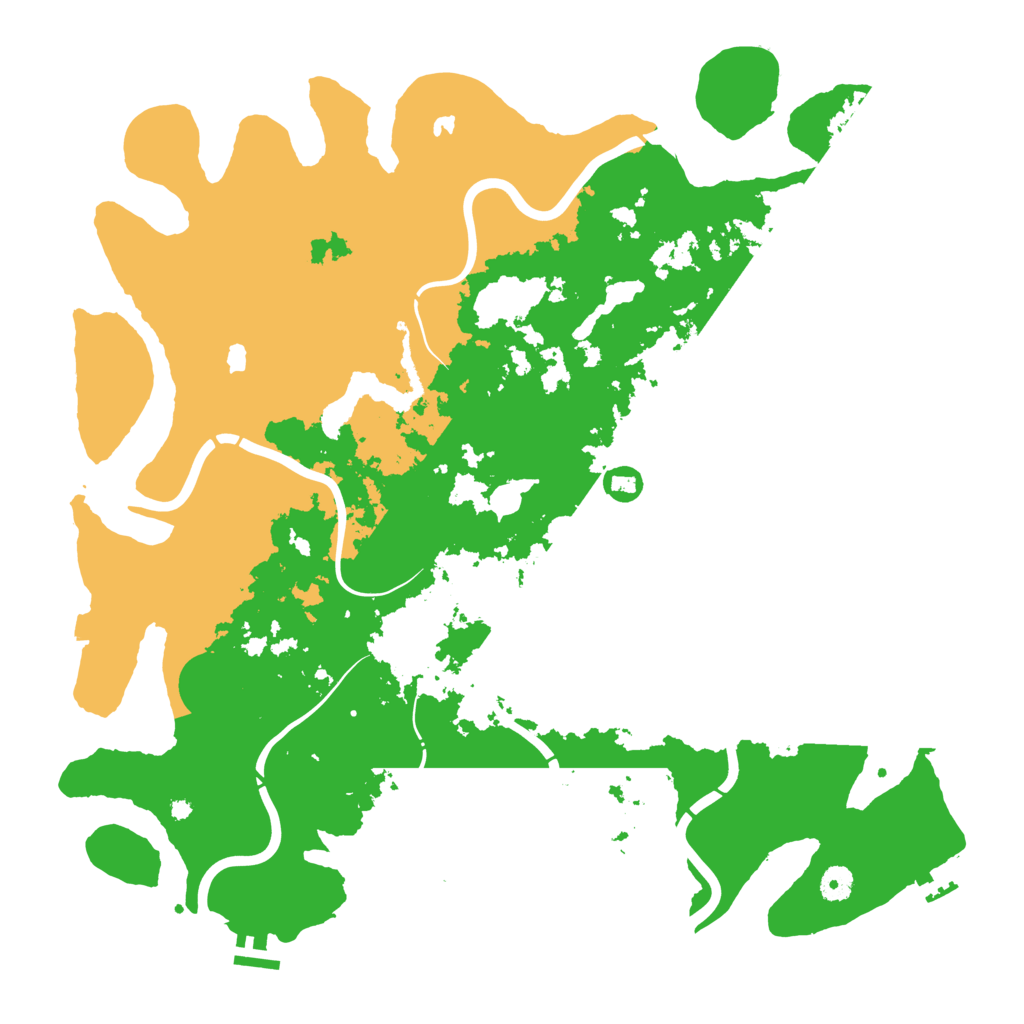 Biome Rust Map: Procedural Map, Size: 4500, Seed: 936127020