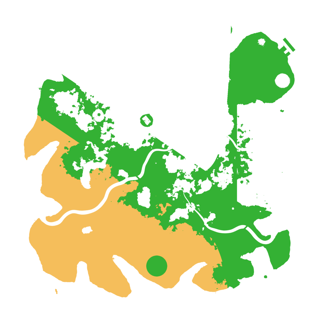 Biome Rust Map: Procedural Map, Size: 4000, Seed: 64328973