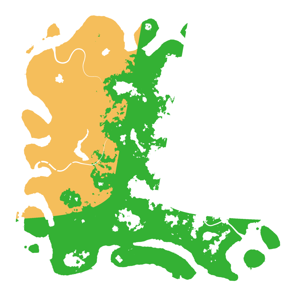 Biome Rust Map: Procedural Map, Size: 4500, Seed: 1262243108