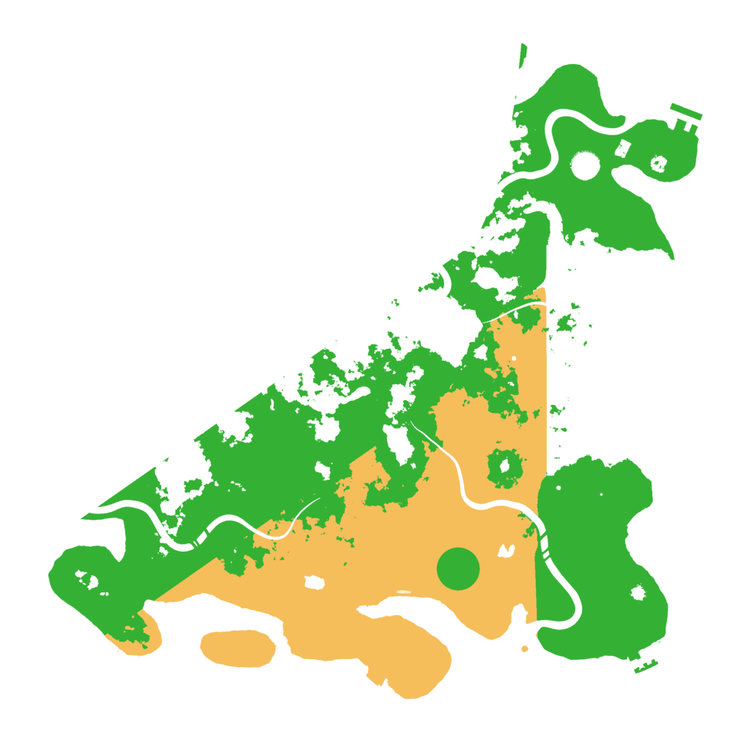 Biome Rust Map: Procedural Map, Size: 4500, Seed: 446408608