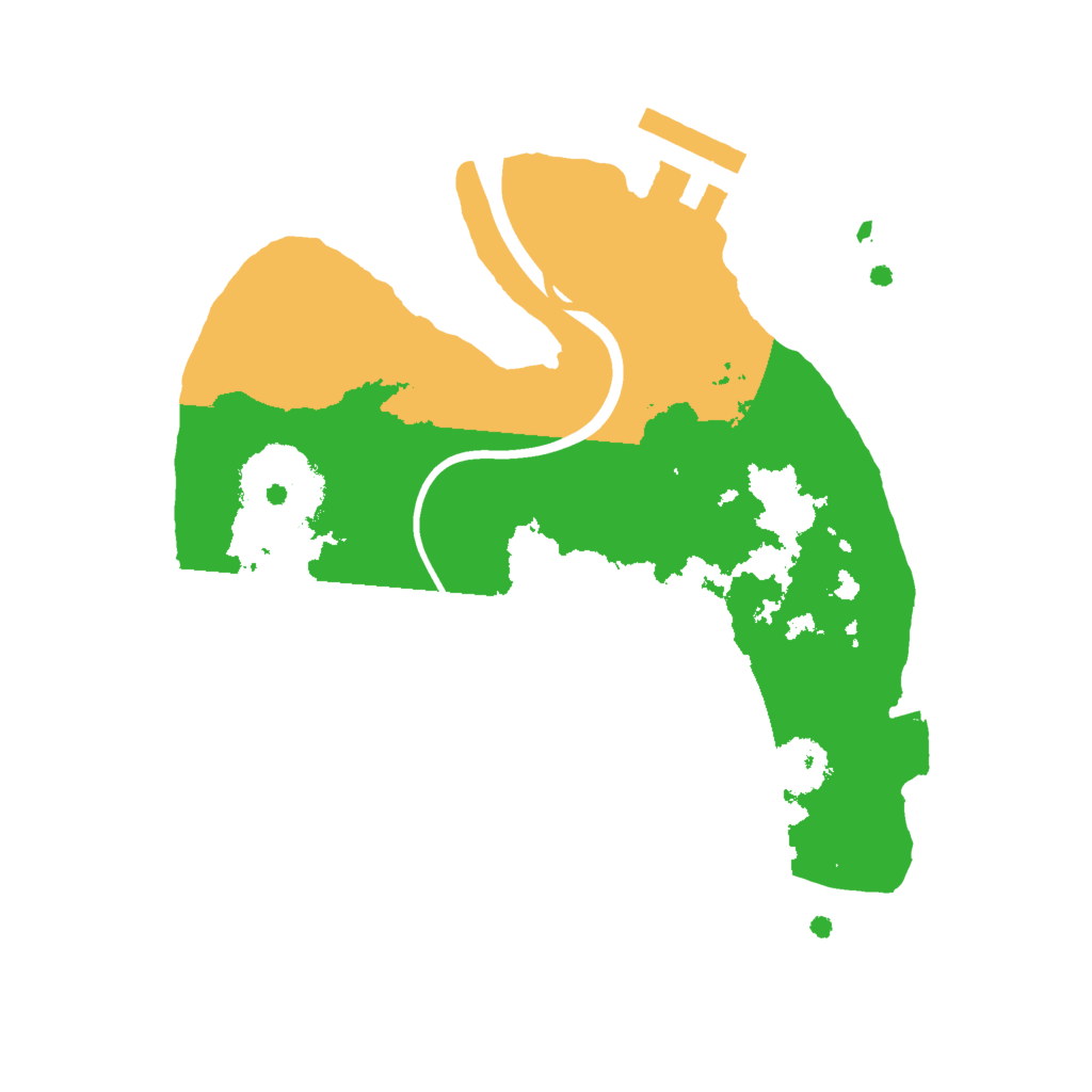 Biome Rust Map: Procedural Map, Size: 2000, Seed: 1800988208