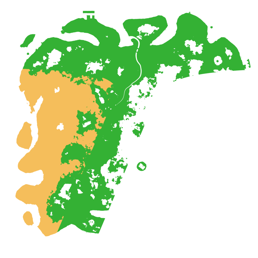 Biome Rust Map: Procedural Map, Size: 4500, Seed: 1766345589
