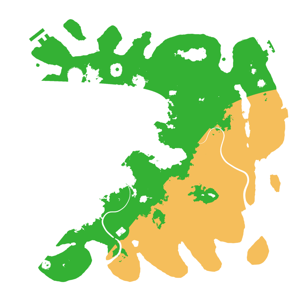 Biome Rust Map: Procedural Map, Size: 3500, Seed: 1979586844
