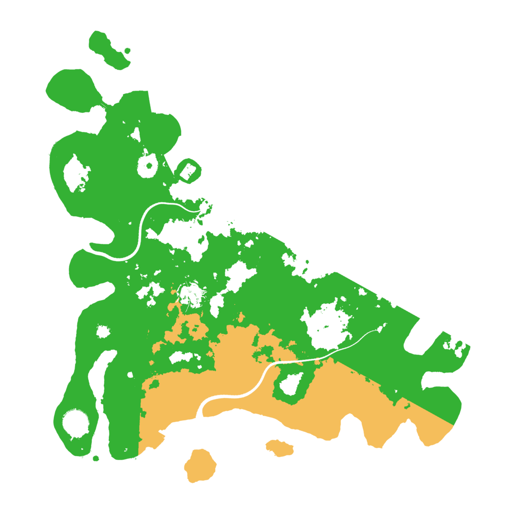 Biome Rust Map: Procedural Map, Size: 3500, Seed: 1934937441