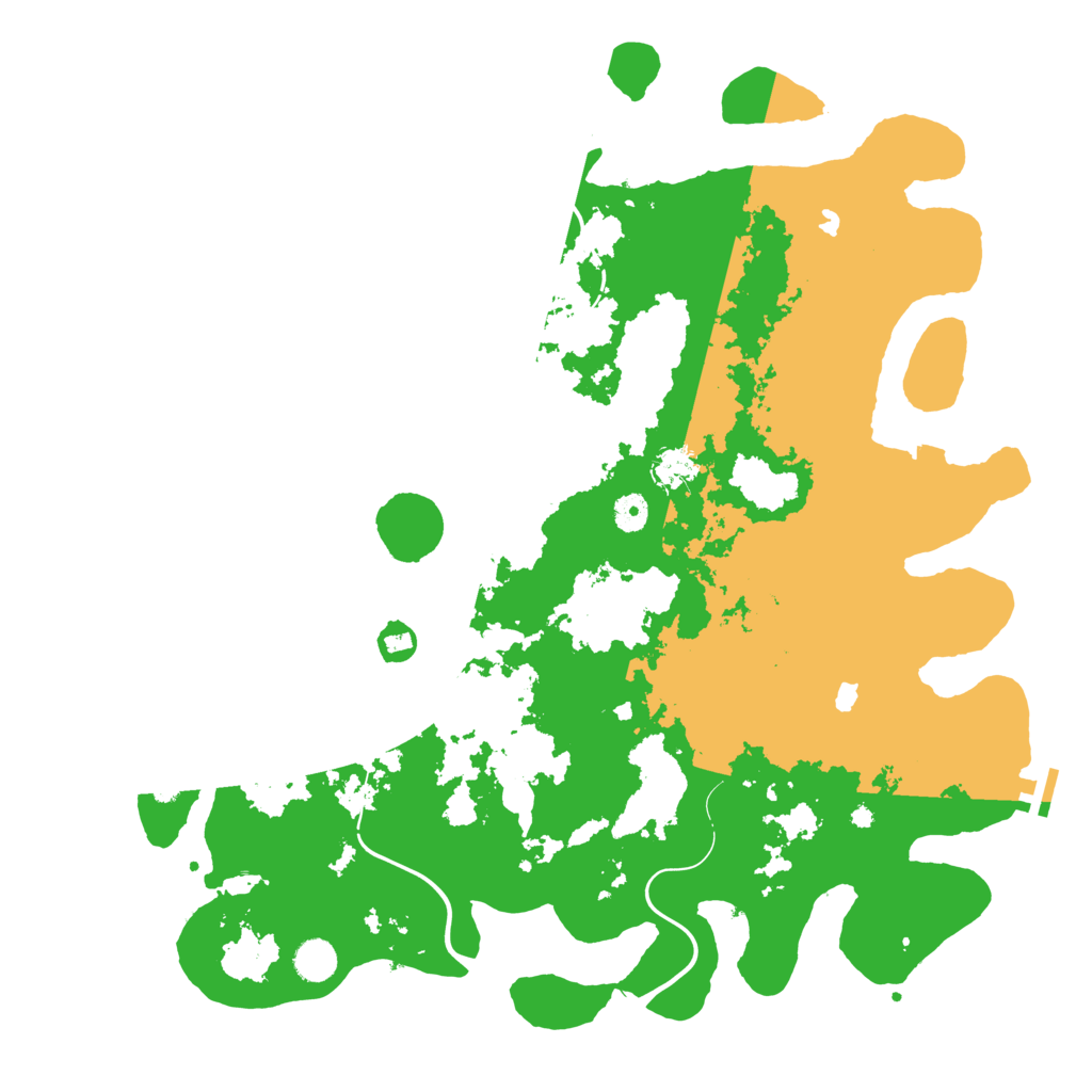 Biome Rust Map: Procedural Map, Size: 4500, Seed: 1151576574