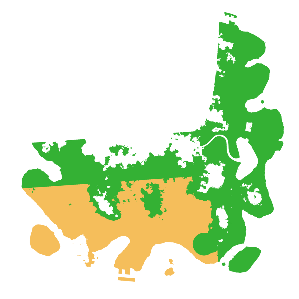Biome Rust Map: Procedural Map, Size: 3500, Seed: 894258659