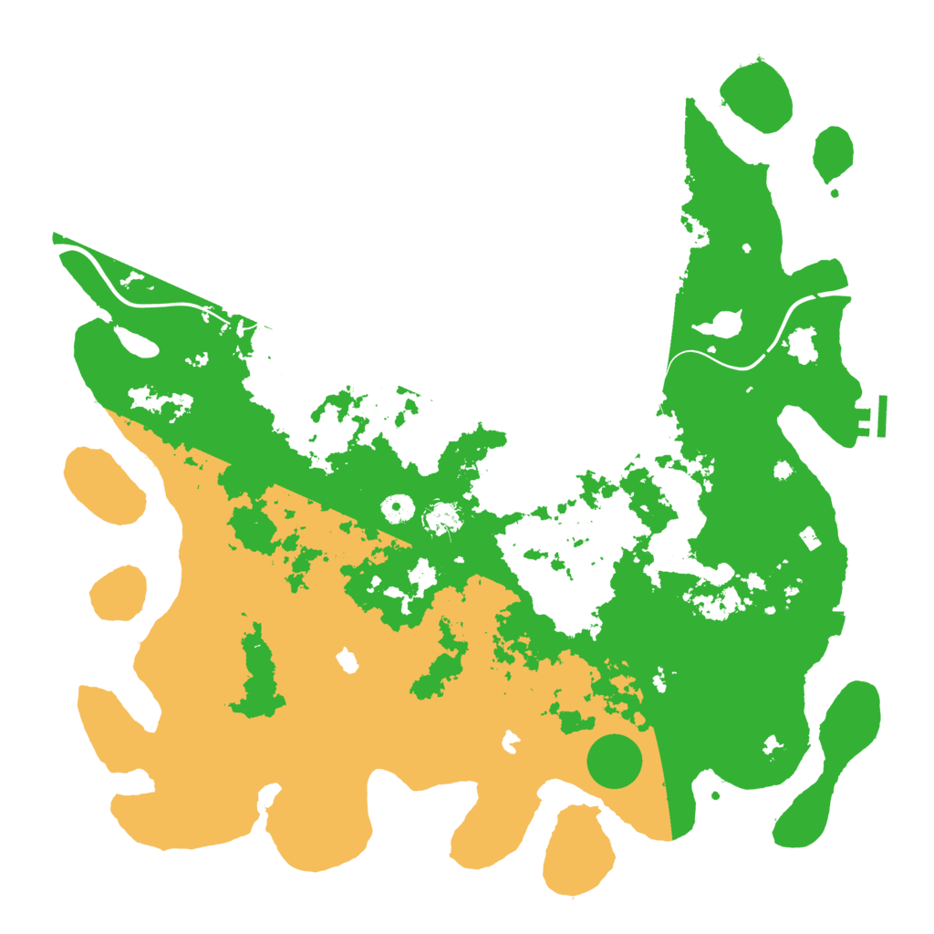 Biome Rust Map: Procedural Map, Size: 4500, Seed: 1313519157