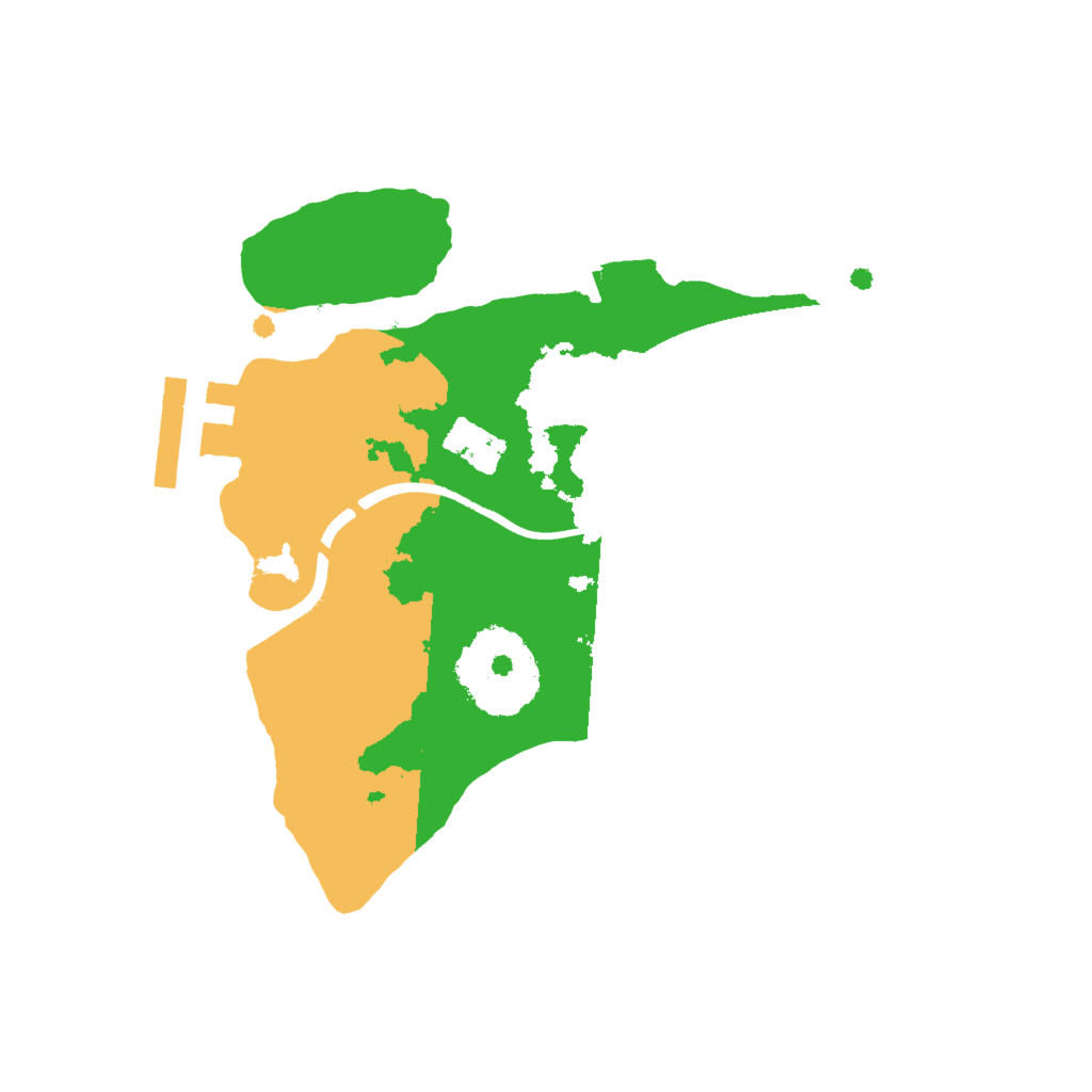 Biome Rust Map: Procedural Map, Size: 2000, Seed: 1906666666