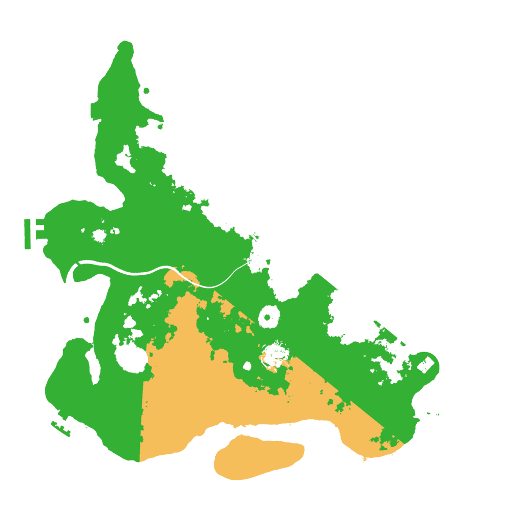 Biome Rust Map: Procedural Map, Size: 3500, Seed: 124062162