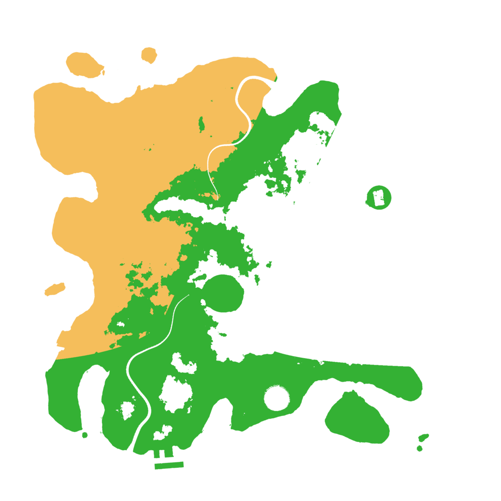 Biome Rust Map: Procedural Map, Size: 3500, Seed: 1721013574