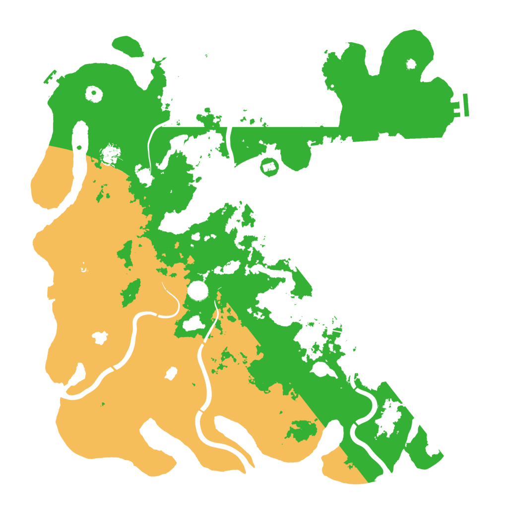 Biome Rust Map: Procedural Map, Size: 4500, Seed: 202503
