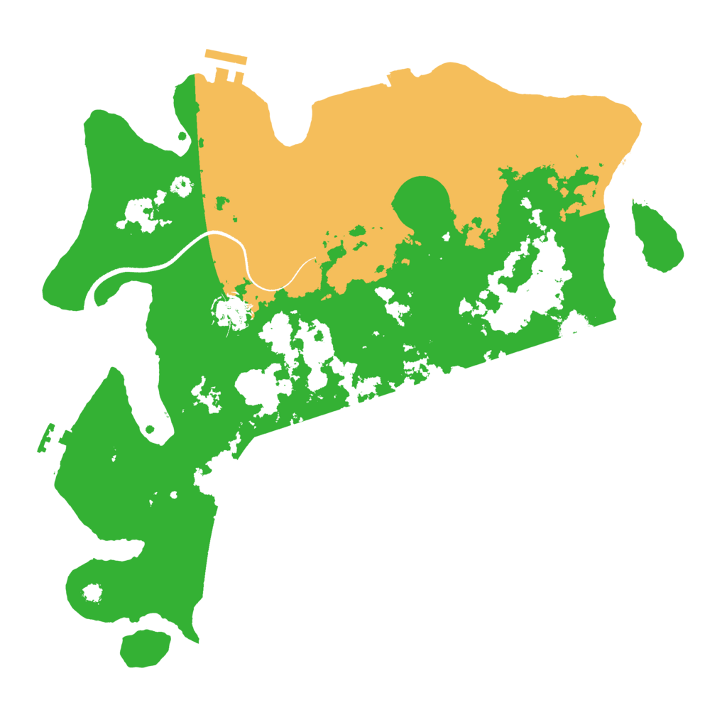 Biome Rust Map: Procedural Map, Size: 3500, Seed: 1589428457