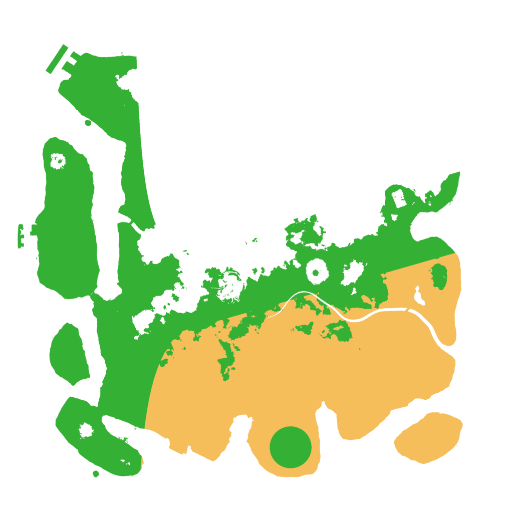 Biome Rust Map: Procedural Map, Size: 3250, Seed: 24205