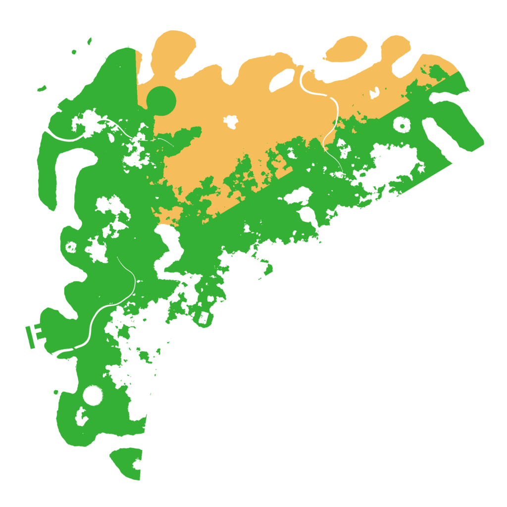 Biome Rust Map: Procedural Map, Size: 4500, Seed: 631740494
