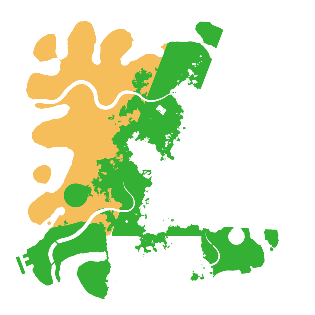 Biome Rust Map: Procedural Map, Size: 3500, Seed: 2006361355