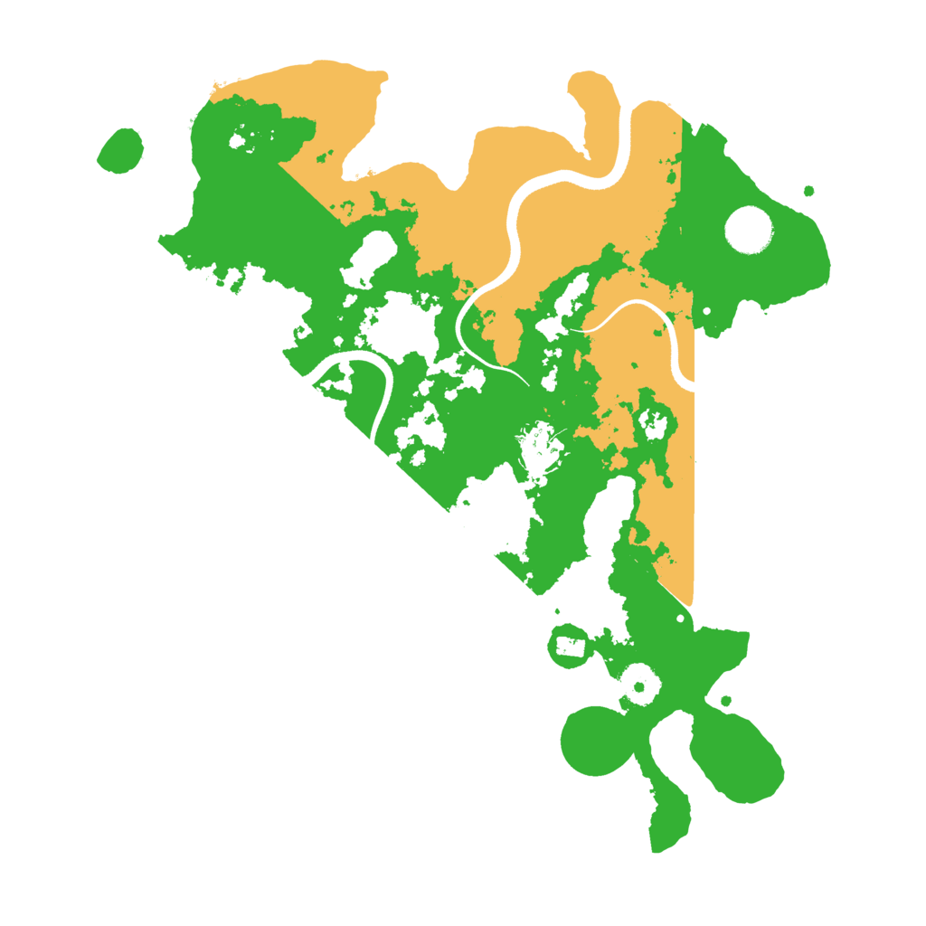 Biome Rust Map: Procedural Map, Size: 3500, Seed: 924440368