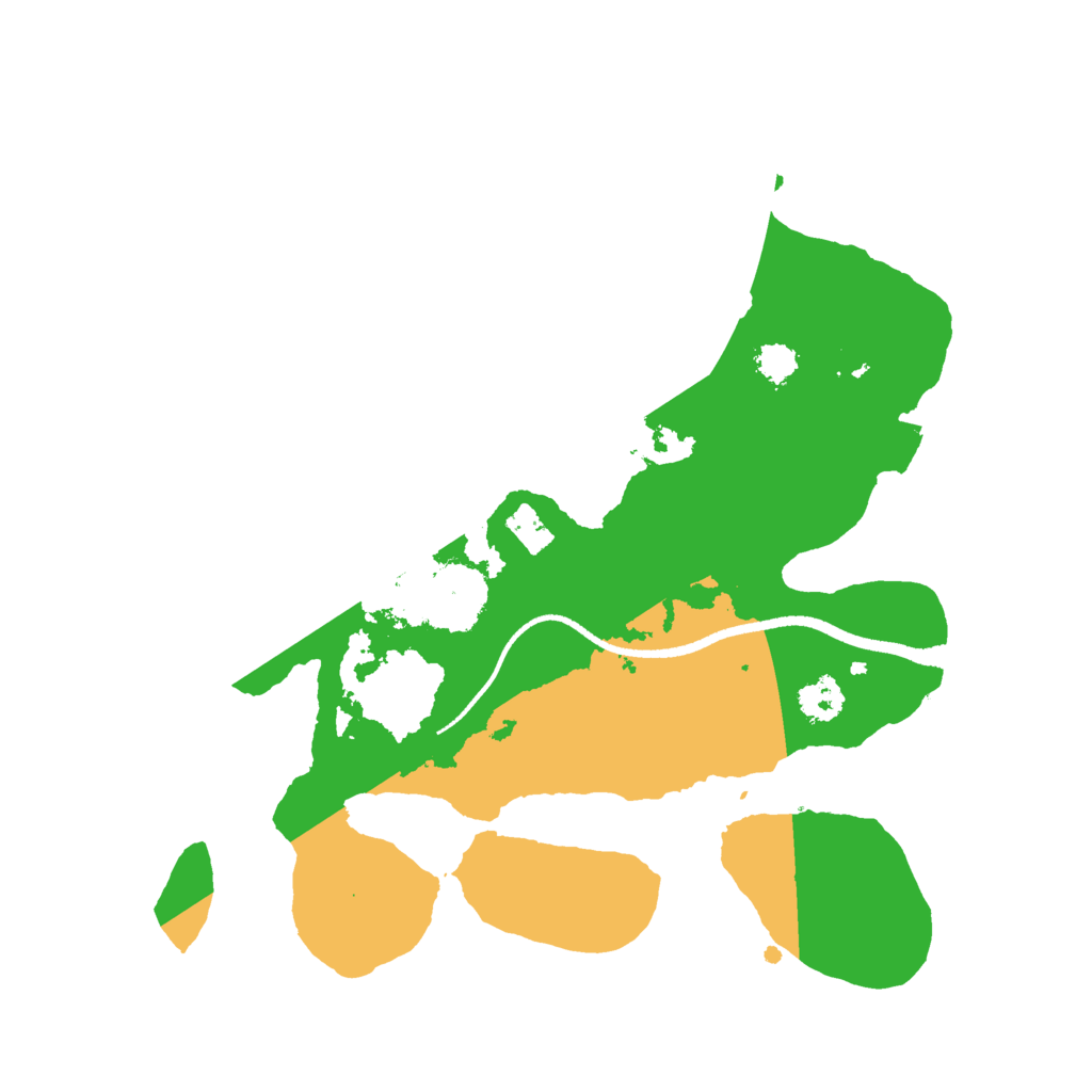 Biome Rust Map: Procedural Map, Size: 2500, Seed: 149875618