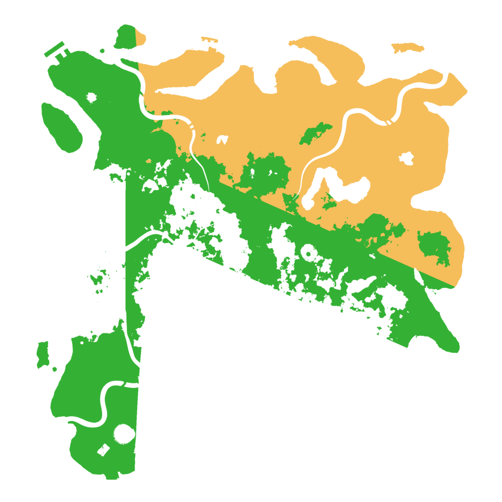 Biome Rust Map: Procedural Map, Size: 4500, Seed: 103936698