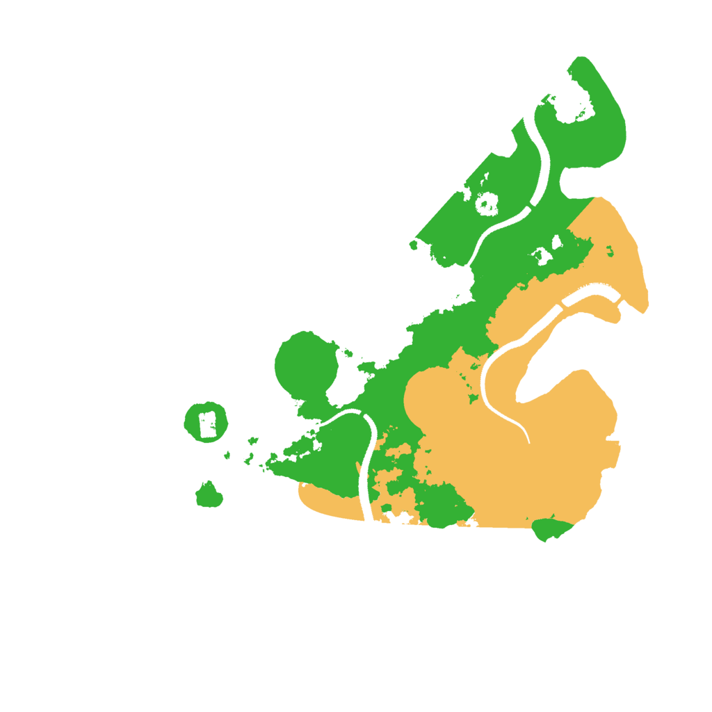 Biome Rust Map: Procedural Map, Size: 3000, Seed: 571482743