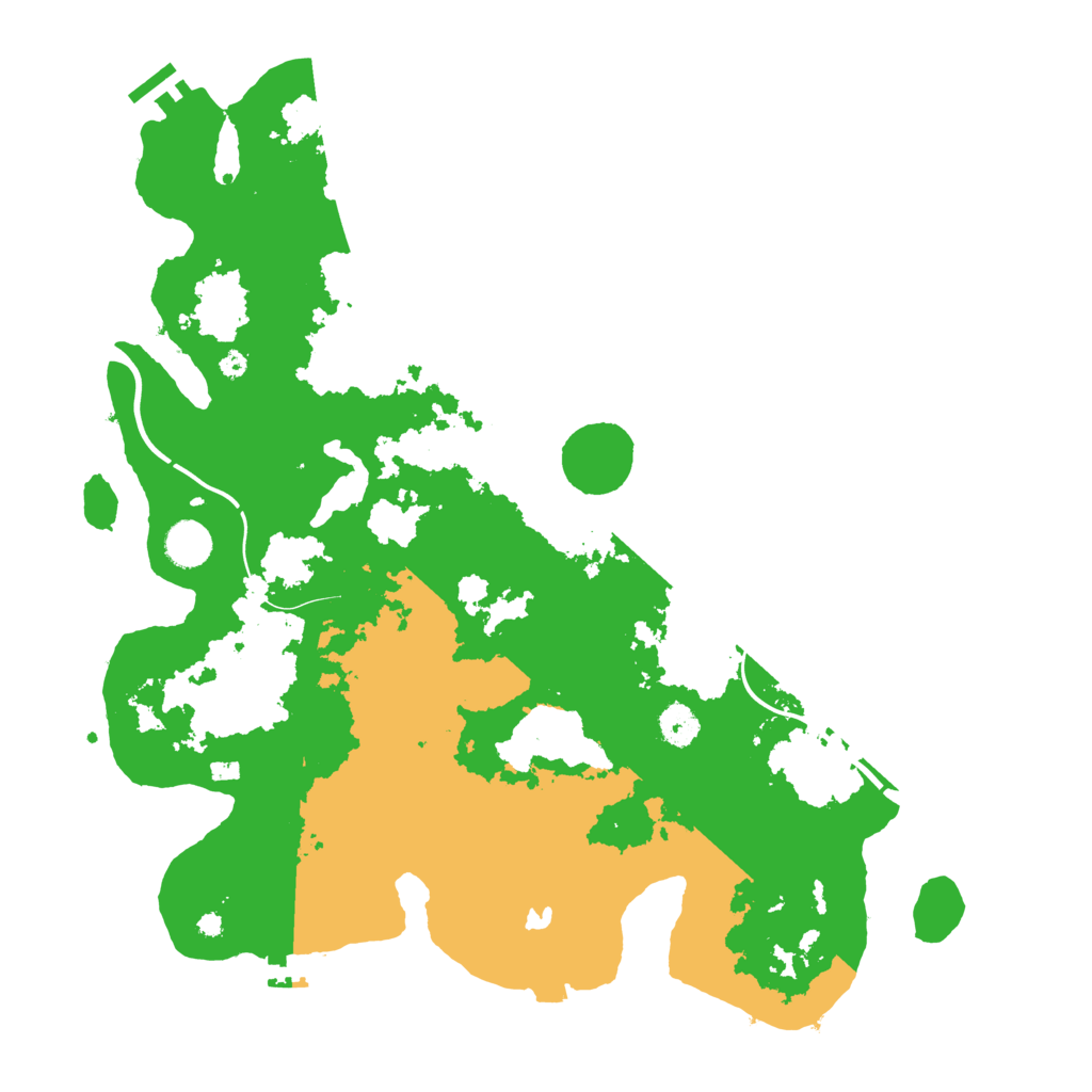 Biome Rust Map: Procedural Map, Size: 4100, Seed: 120072619