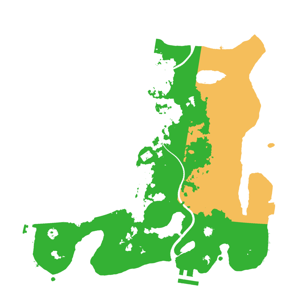 Biome Rust Map: Procedural Map, Size: 3000, Seed: 1535