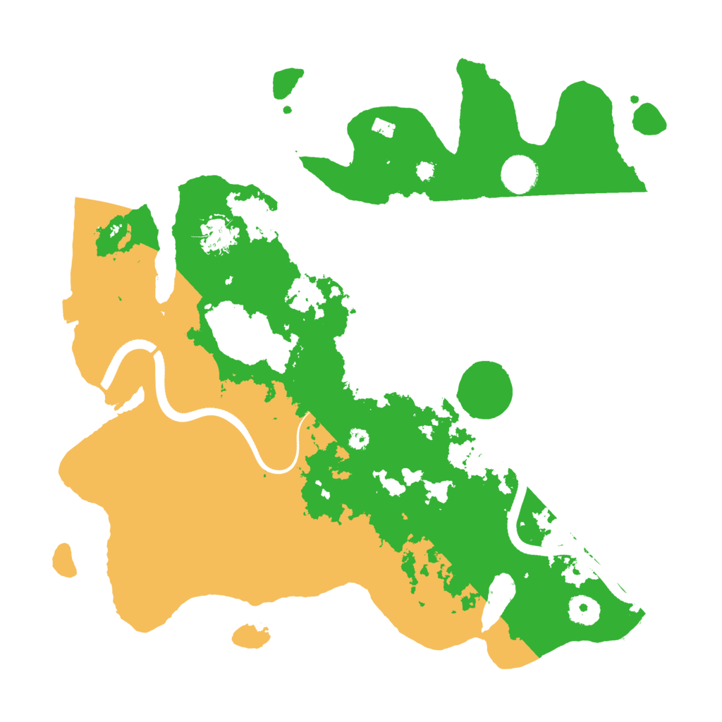 Biome Rust Map: Procedural Map, Size: 3500, Seed: 726384820