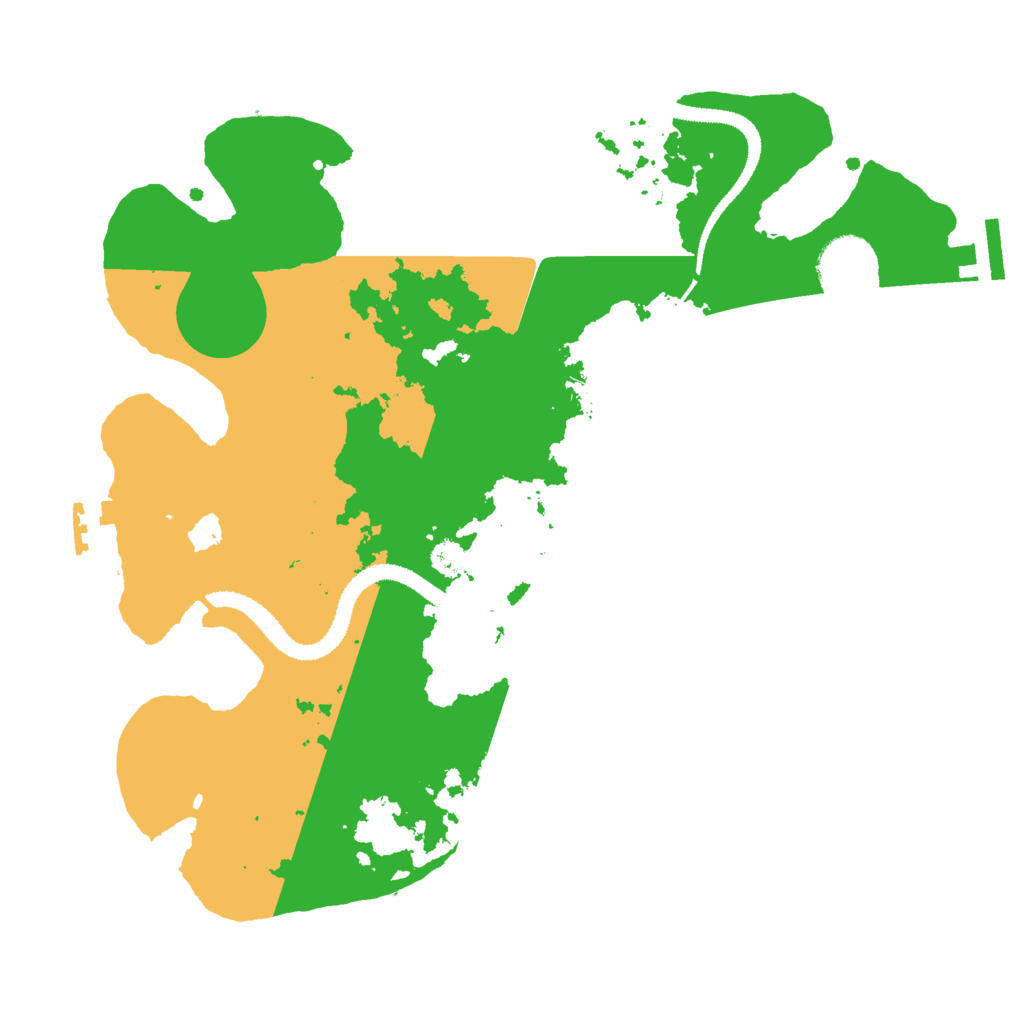 Biome Rust Map: Procedural Map, Size: 3000, Seed: 1532020934