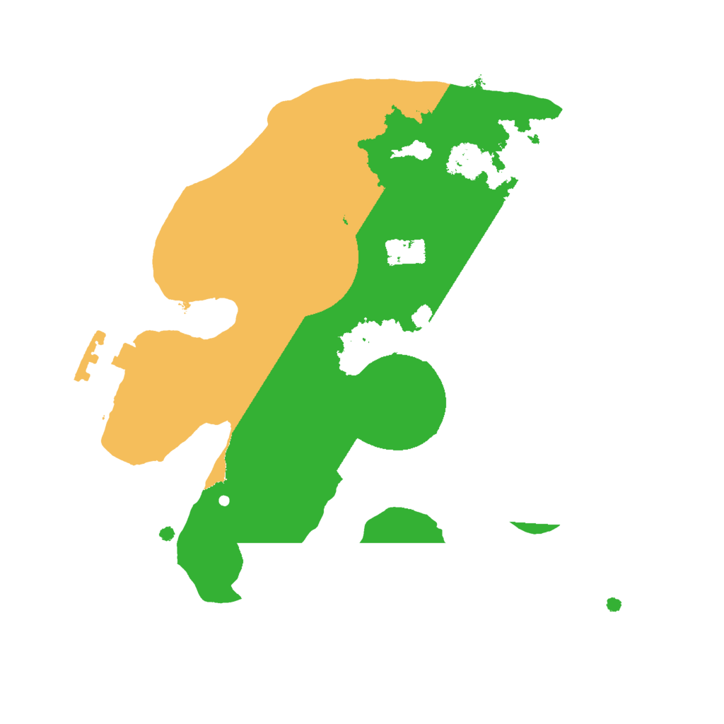 Biome Rust Map: Procedural Map, Size: 2000, Seed: 345358