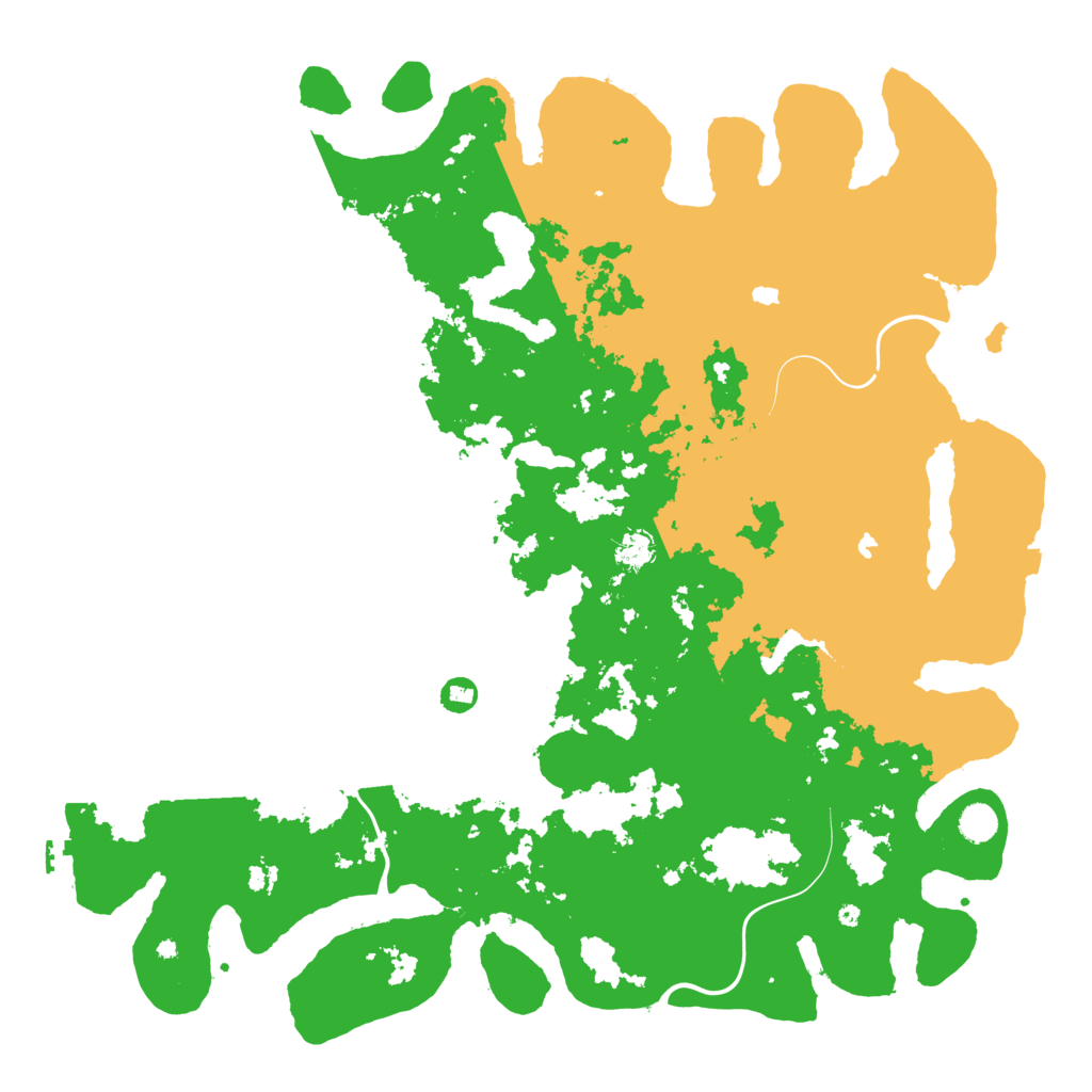 Biome Rust Map: Procedural Map, Size: 5000, Seed: 1566088844
