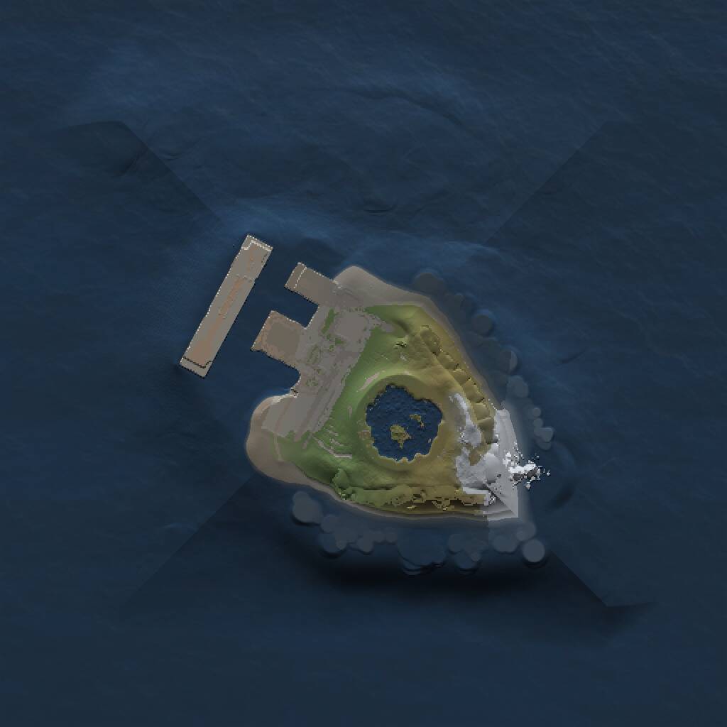 Rust Map: Procedural Map, Size: 1000, Seed: 19304107, 2 Monuments