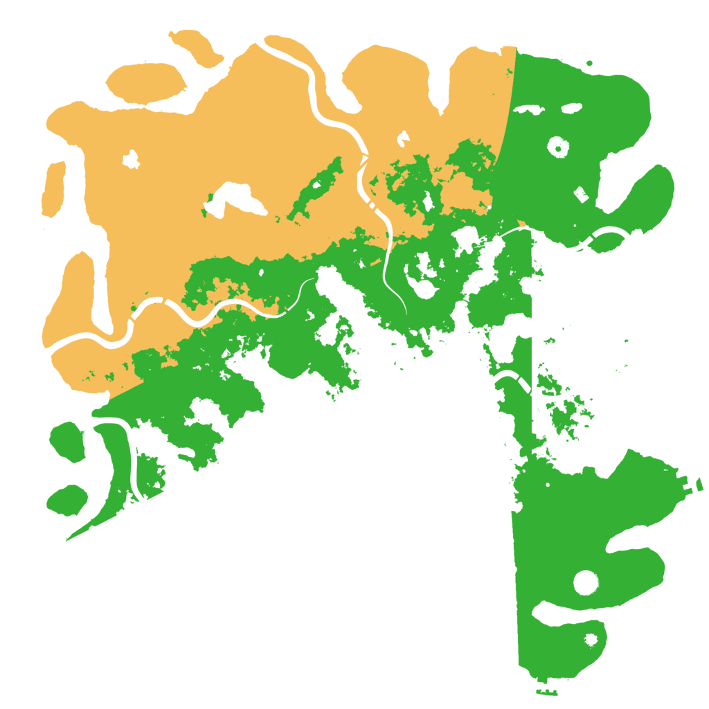 Biome Rust Map: Procedural Map, Size: 5000, Seed: 1189