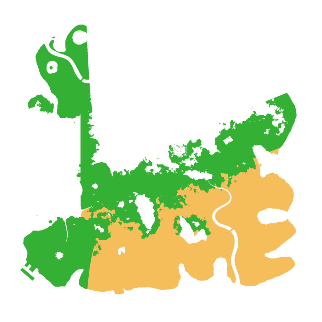 Biome Rust Map: Procedural Map, Size: 4000, Seed: 243085251