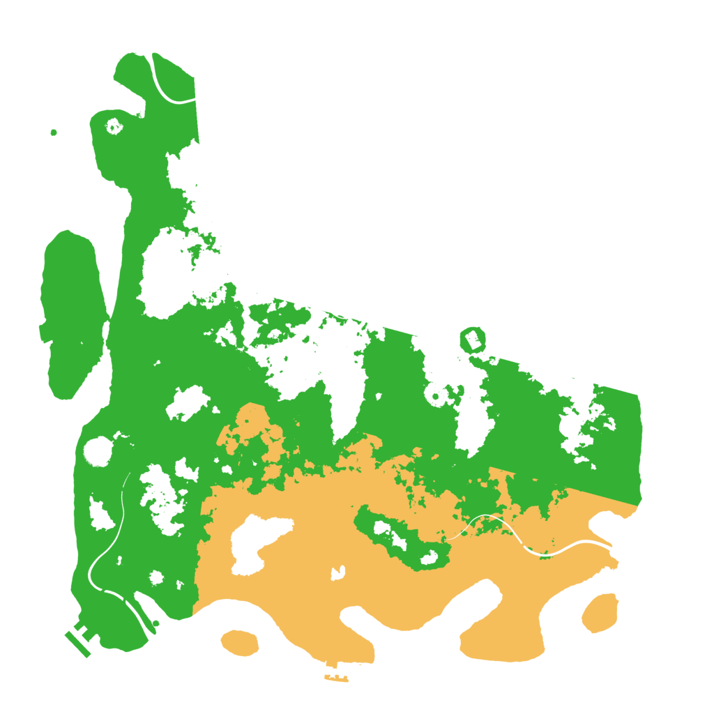 Biome Rust Map: Procedural Map, Size: 4500, Seed: 797737