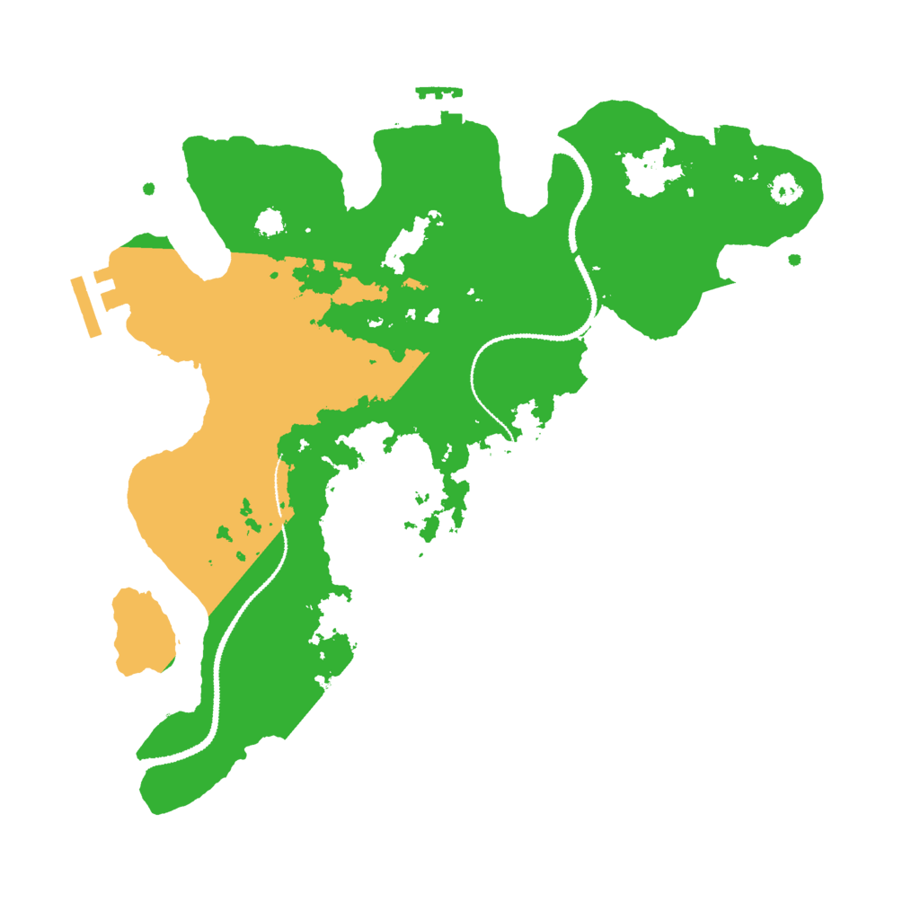 Biome Rust Map: Procedural Map, Size: 3000, Seed: 334180950