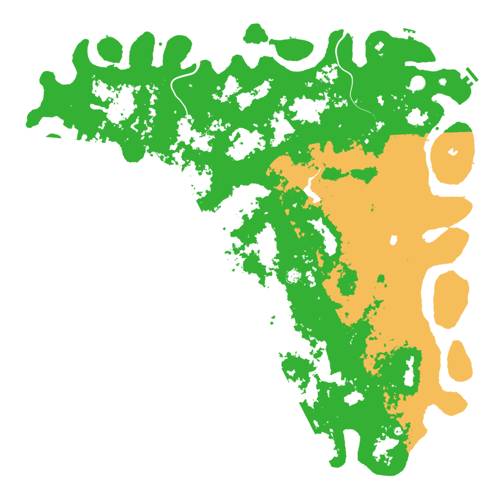 Biome Rust Map: Procedural Map, Size: 6000, Seed: 403197774