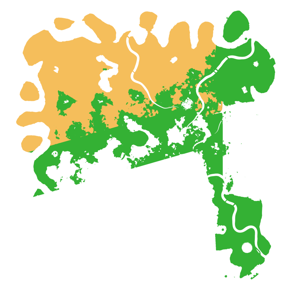 Biome Rust Map: Procedural Map, Size: 5000, Seed: 546645103
