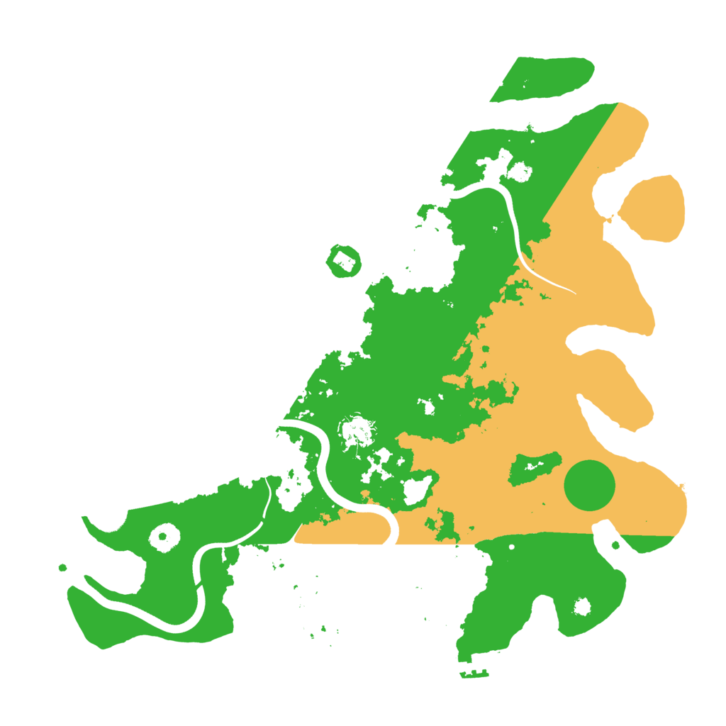 Biome Rust Map: Procedural Map, Size: 3750, Seed: 72460