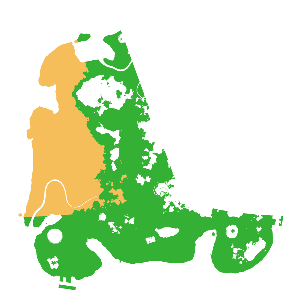 Biome Rust Map: Procedural Map, Size: 3500, Seed: 703855934