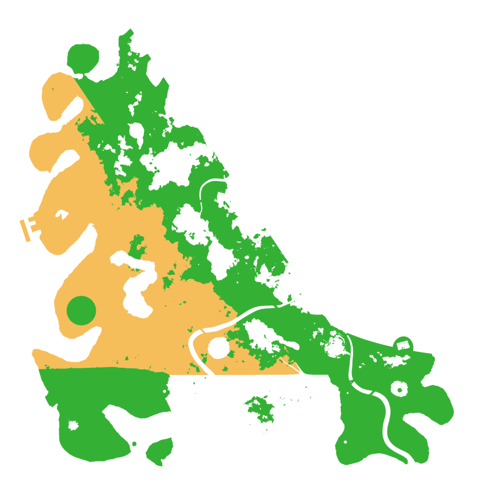 Biome Rust Map: Procedural Map, Size: 4500, Seed: 15718