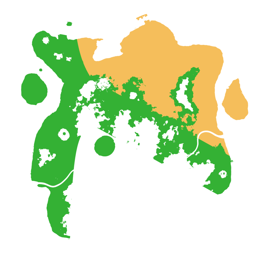 Biome Rust Map: Procedural Map, Size: 3500, Seed: 1467906664