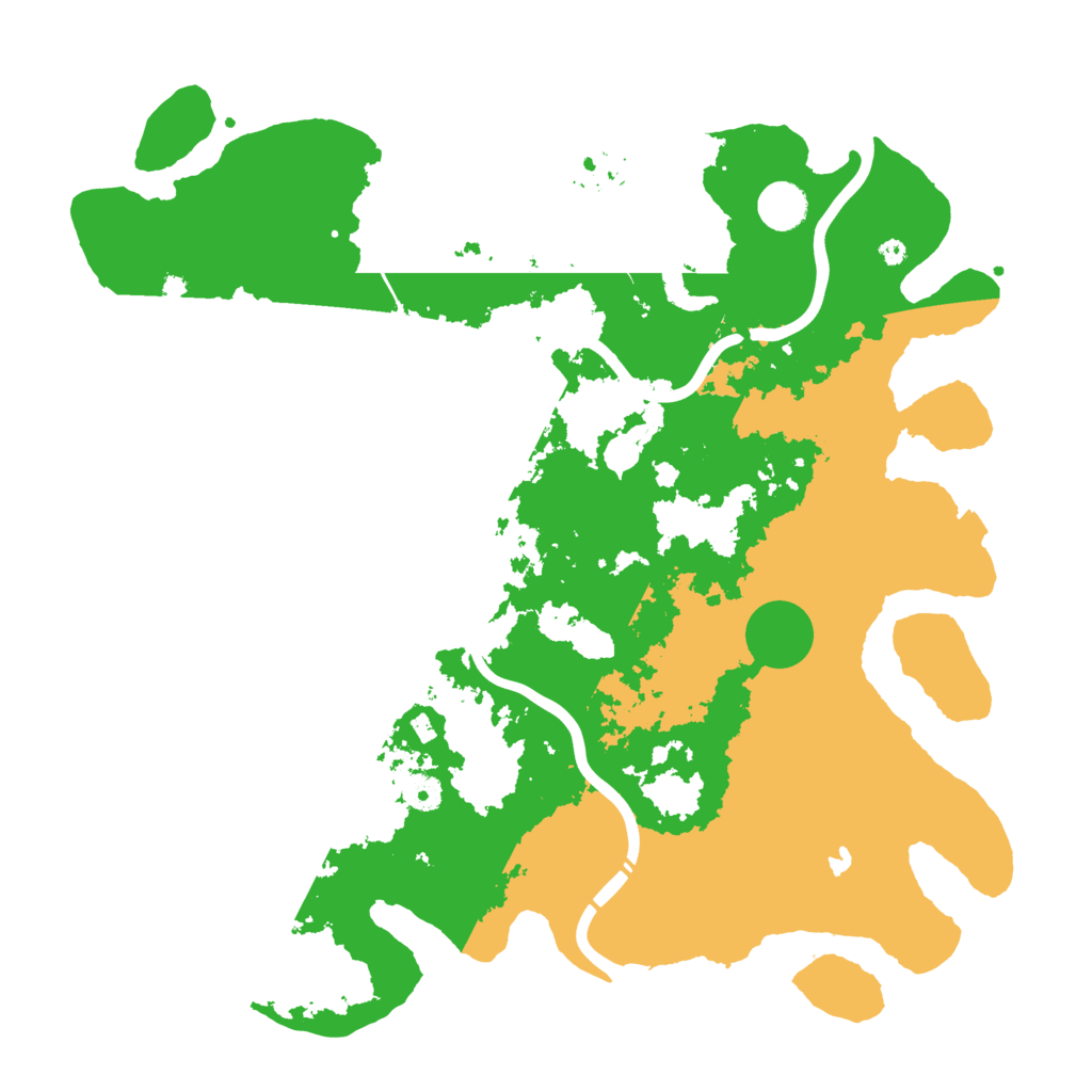 Biome Rust Map: Procedural Map, Size: 4250, Seed: 1737148246