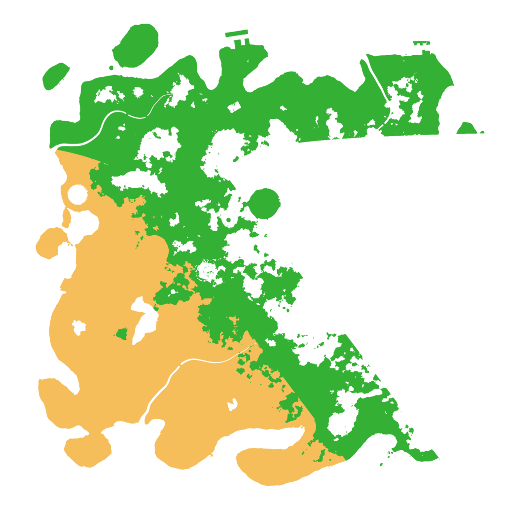 Biome Rust Map: Procedural Map, Size: 4500, Seed: 1849589822