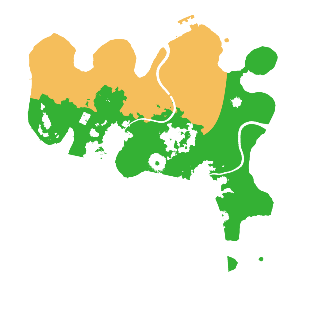 Biome Rust Map: Procedural Map, Size: 2800, Seed: 2069495770