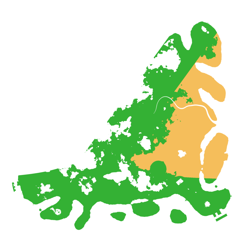 Biome Rust Map: Procedural Map, Size: 4000, Seed: 247632