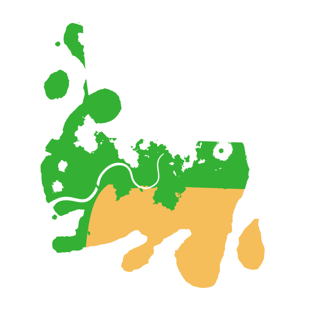 Biome Rust Map: Procedural Map, Size: 2500, Seed: 497643879