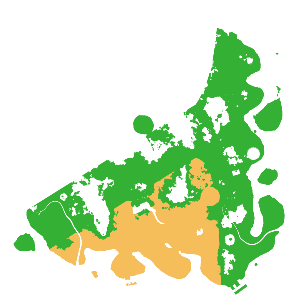 Biome Rust Map: Procedural Map, Size: 4250, Seed: 734324101
