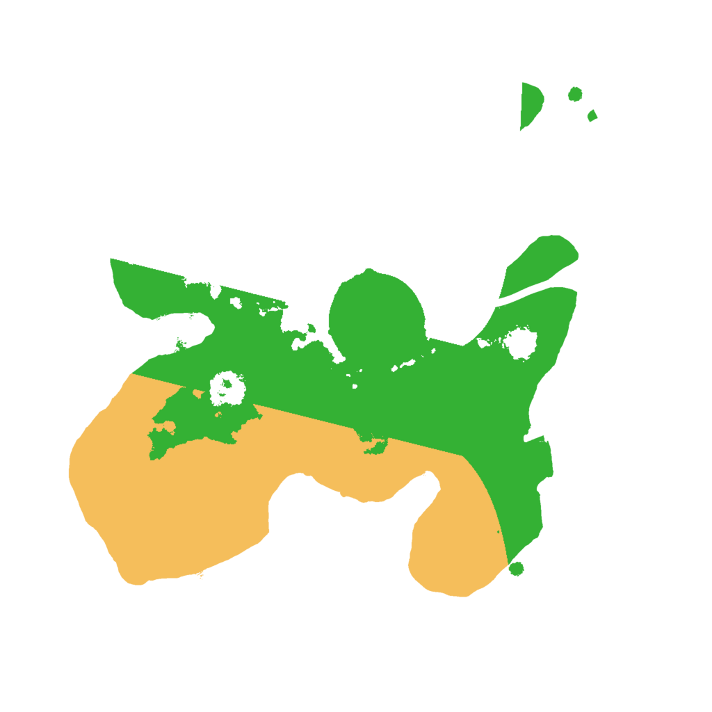 Biome Rust Map: Procedural Map, Size: 2000, Seed: 355250324