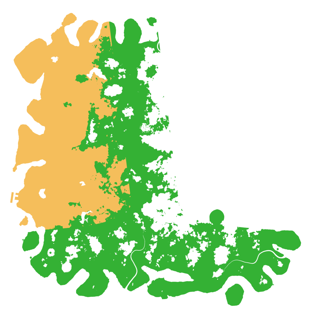 Biome Rust Map: Procedural Map, Size: 6000, Seed: 723841